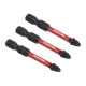 3pc 50mm Pozi #3 Impact Power Bit